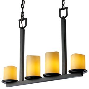 CandleAria Dakota Linear Suspension by Justice Design Group - Starlight Lighting USA and Canada